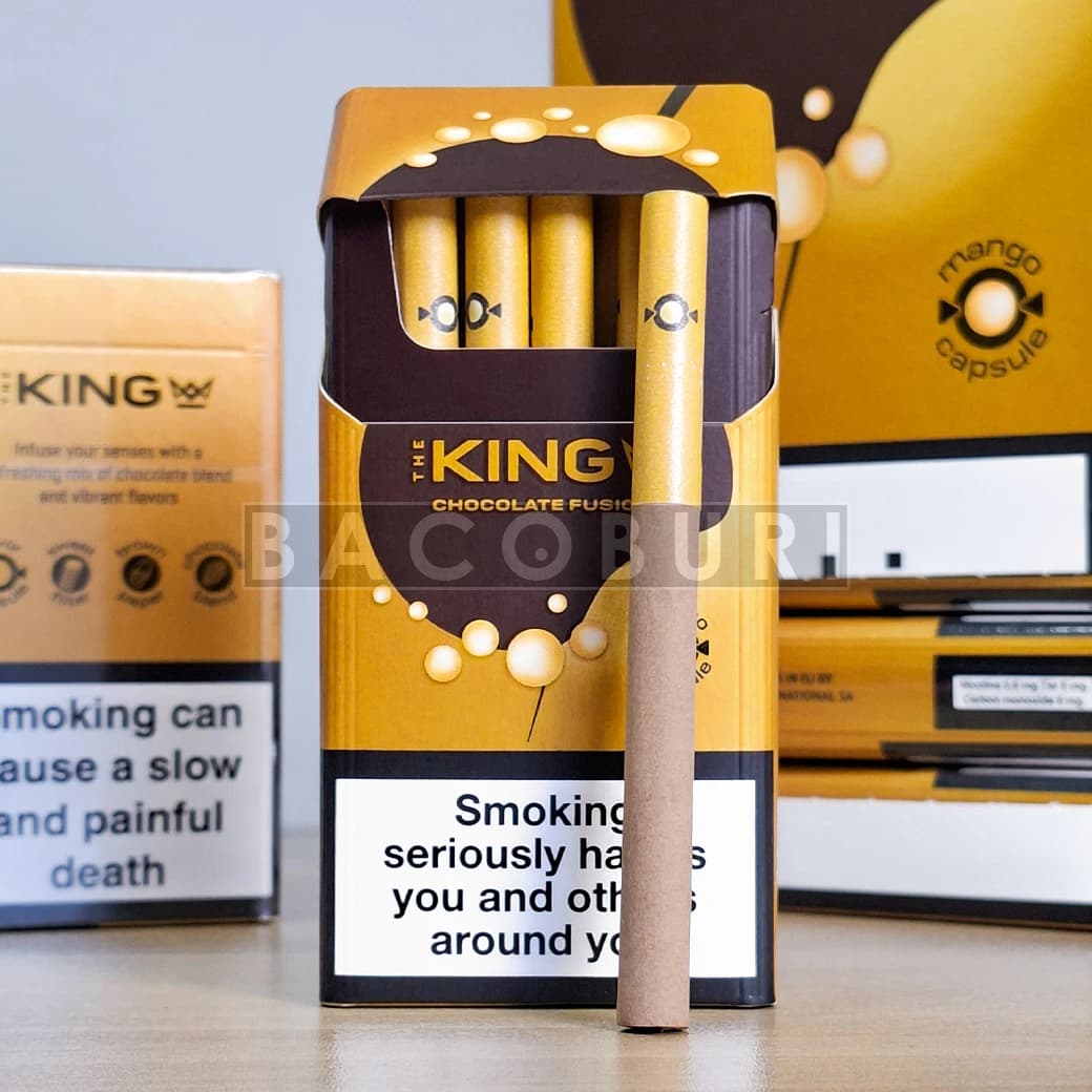 THE KING Chocolate Fusion Mango Capsule (1 เม็ดบีบ)