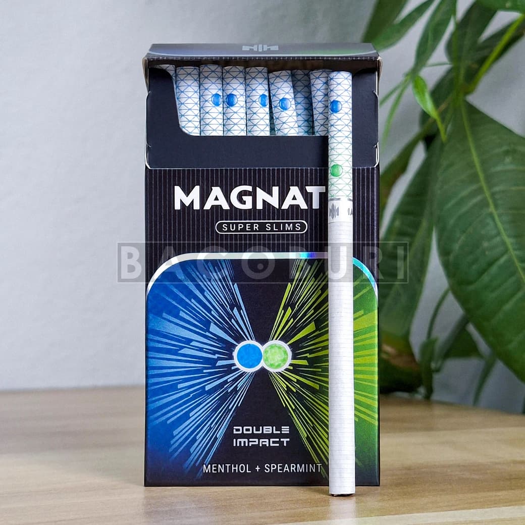 MAGNATE Double Impact Menthol + Spearmint (2 เม็ดบีบ)