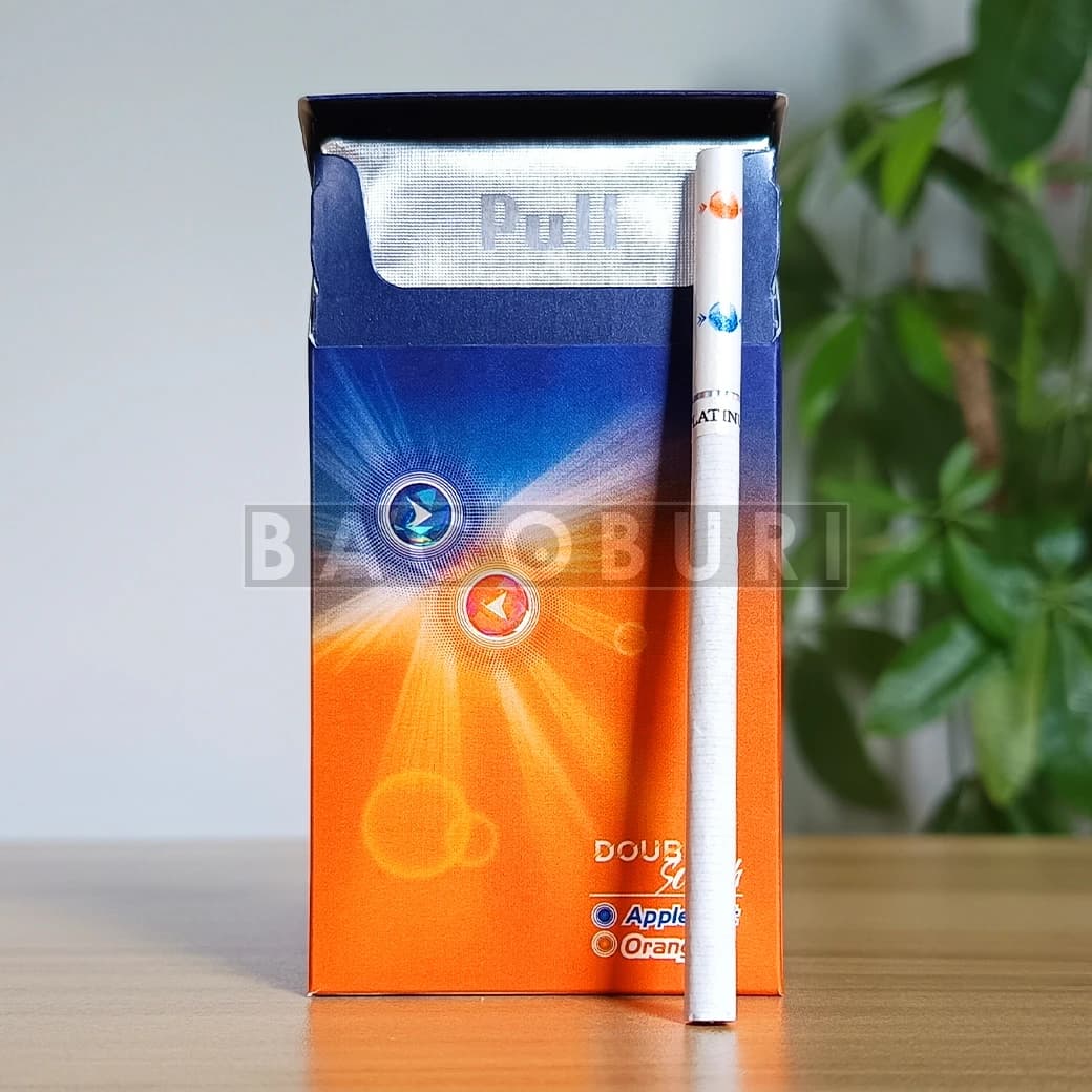Platinum Seven 7 Double Switch Applemint Orange (2 เม็ดบีบ)
