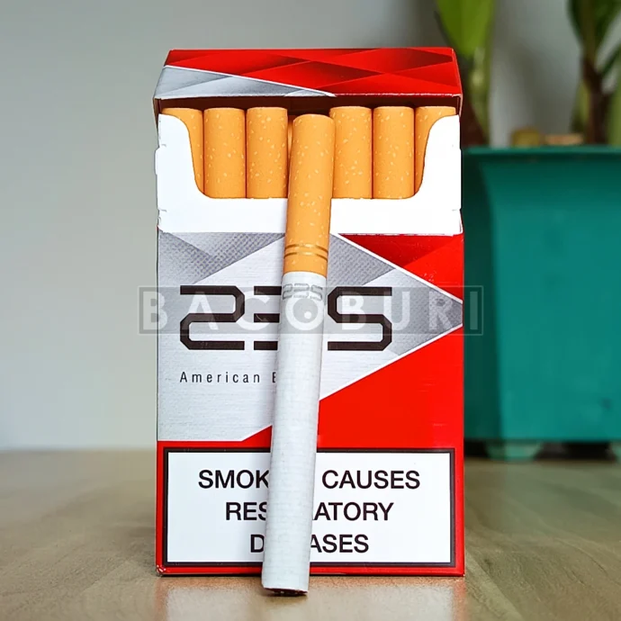 235 แดง ตัวซองและมวน