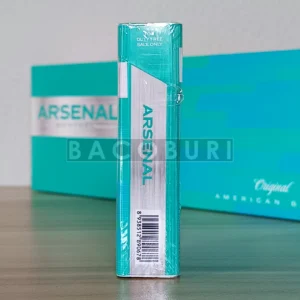 บุหรี่ Arsenal เขียว รายระเอียดซองข้างซ้าย