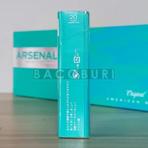 บุหรี่ Arsenal เขียว รายระเอียดซองข้างขวา