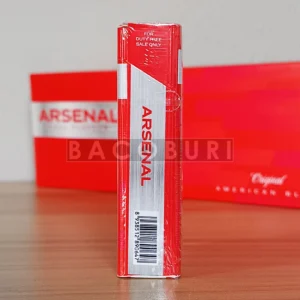 บุหรี่ Arsenal แดง รายระเอียดข้างซ้าย