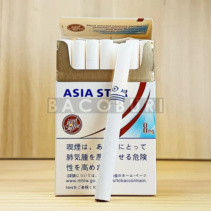 Asia Star Iced Coffee ตัวซองและมวน