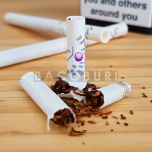 Davidoff Purple Mint รายระเอียดใบยา เม็ดบีบ