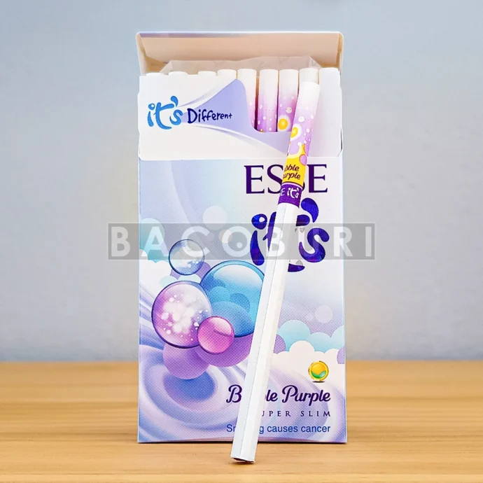esse bubble purple แบบซองและมวน