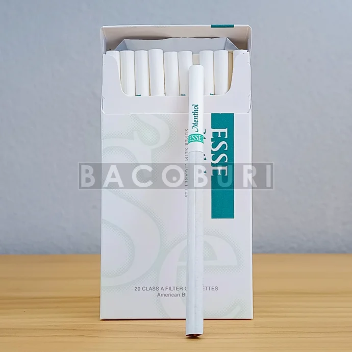 esse menthol ตัวซองและมวน