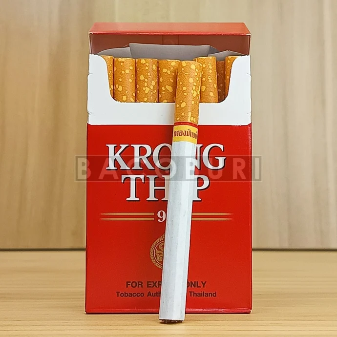 กรองทิพย์ 90 ซองแข็ง ตัวซองและมวน