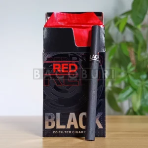 Laser Tech Red Black มวนสีดำ