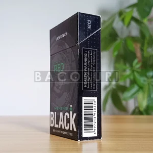 Laser Tech Red Black Menthol ซองข้างขวา