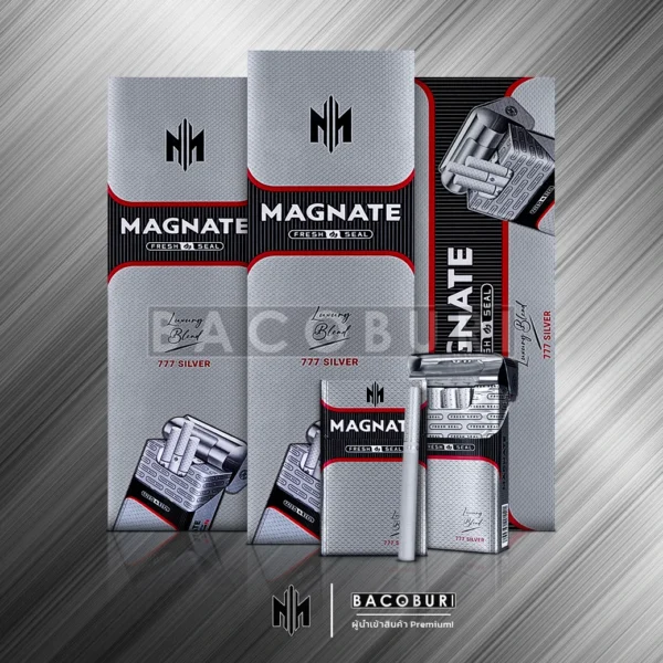 บุหรี่ Magnate 777 Silver