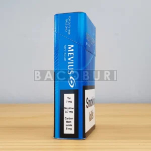 mevius sky blue รายระเอียดซองข้างซ้าย