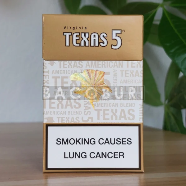 บุหรี่ Texas 5 ทอง แบบซอง