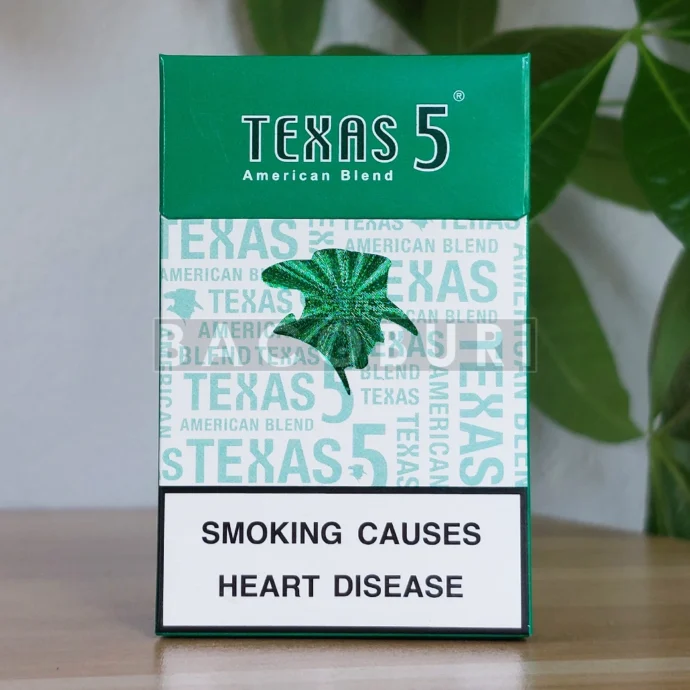 บุหรี่ Texas 5 เขียว แบบซอง