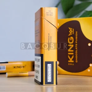 THE KING Chocolate Fusion Mango รายระเอียดซองข้างซ้าย