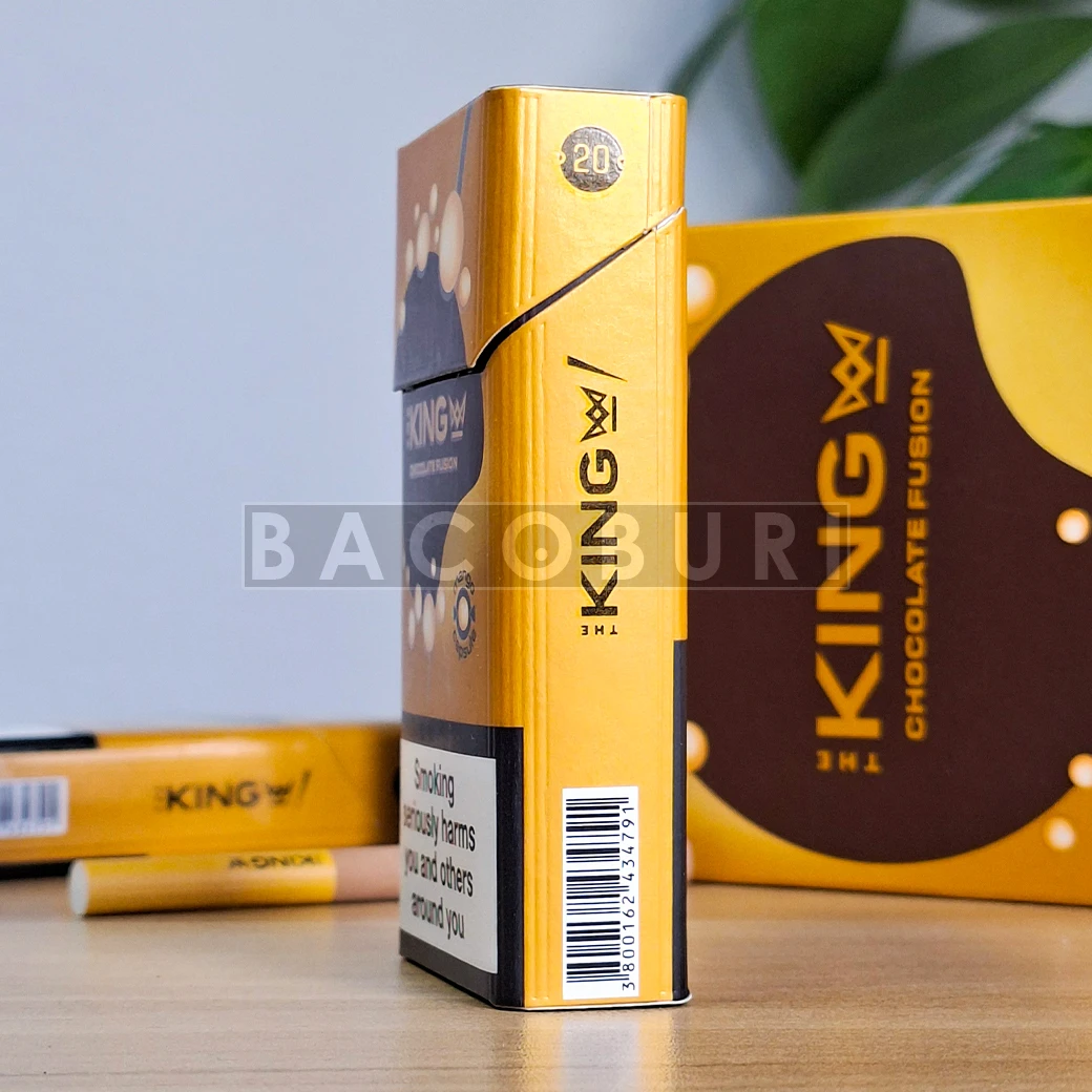 THE KING Chocolate Fusion Mango รายระเอียดซองข้างขวา