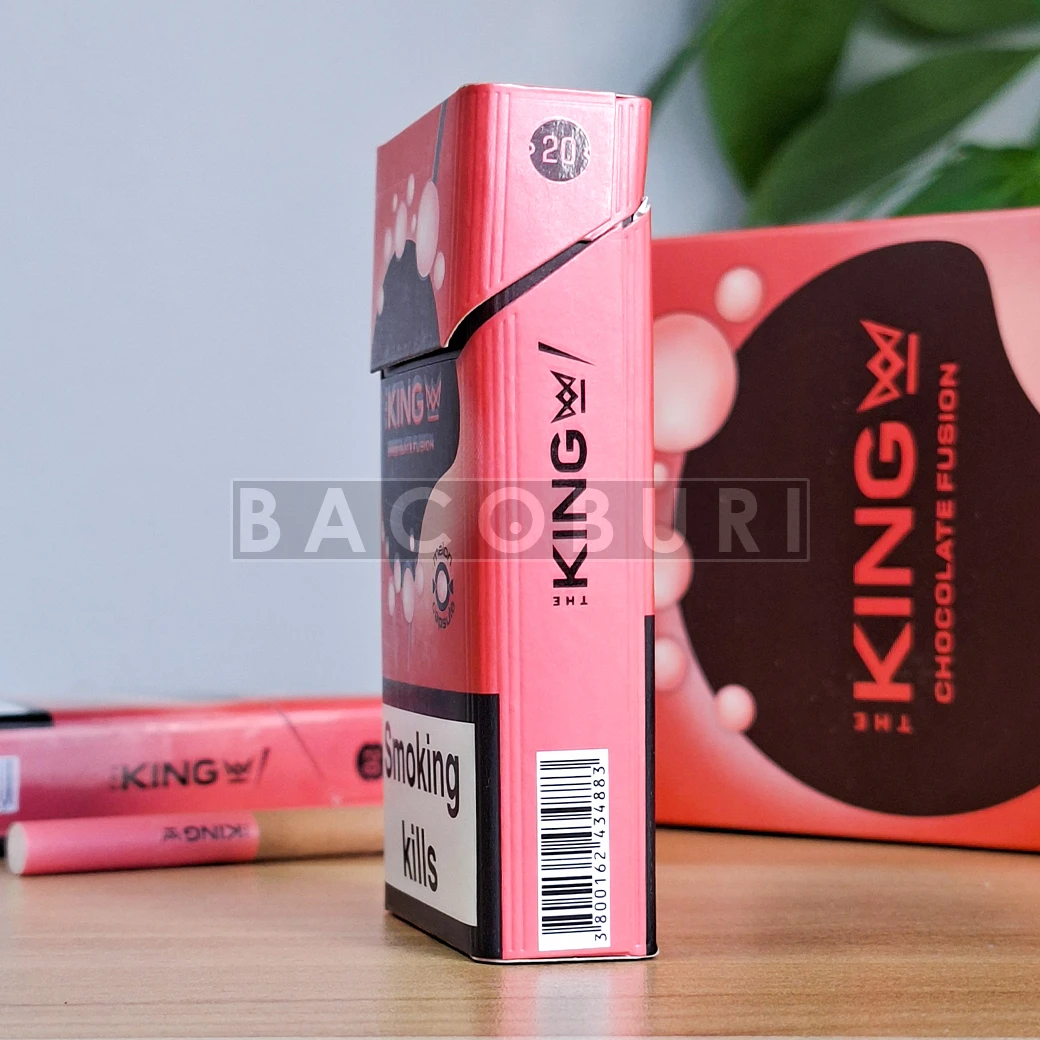 THE KING Chocolate Fusion Melon รายระเอียดซองข้างขวา