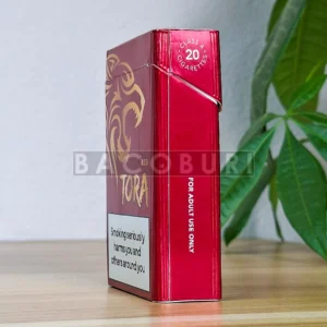 บุหรี่ tora red รายระเอียดซองข้างซ้าย