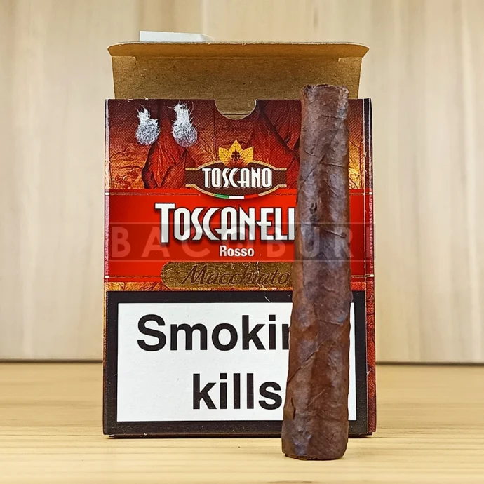 Toscanello Rosso Macchiato ตัวกล่องและมวน