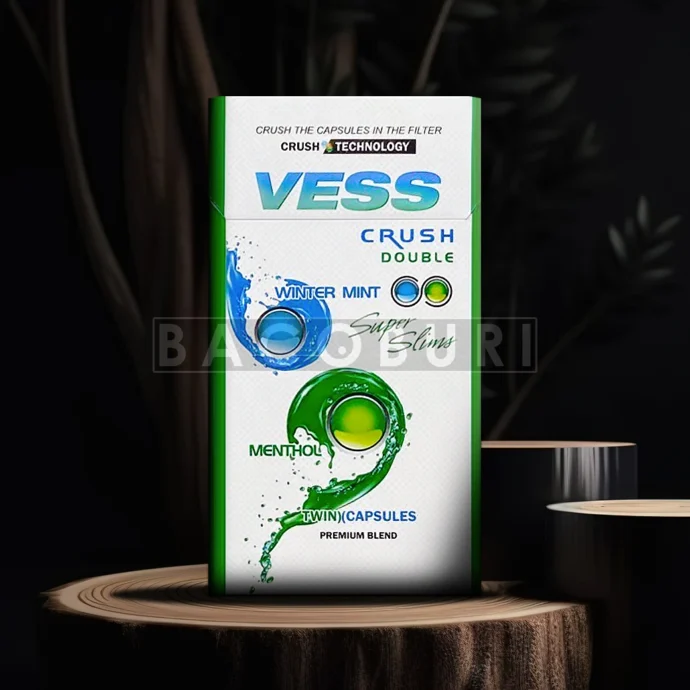 บุหรี่ Vess Crush Double Winter Mint Menthol