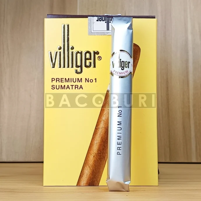 Villiger Premium No 1 Sumatra ตัวกล่องและมวน
