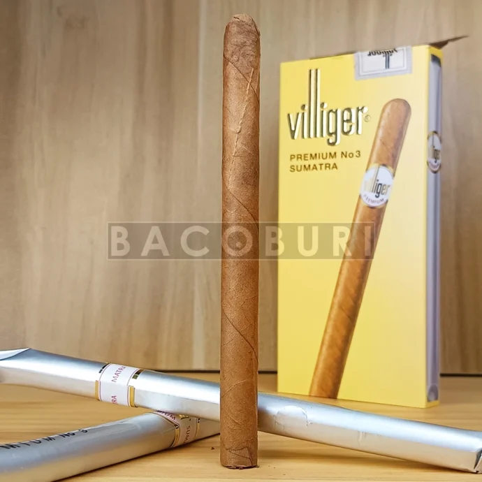 Villiger Premium No 3 Sumatra รายระเอียดมวนซิการ์