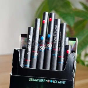 XSO Strawberry Ice Mint ตัวมวนสีดำ